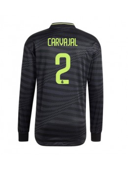 Real Madrid Daniel Carvajal #2 Ausweichtrikot 2022-23 Langarm